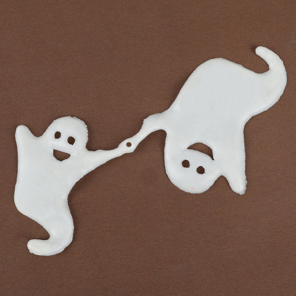 Halloween Ghost Embellishments – Flatback Decorative Accessories for DIY Crafts & Seasonal Displays